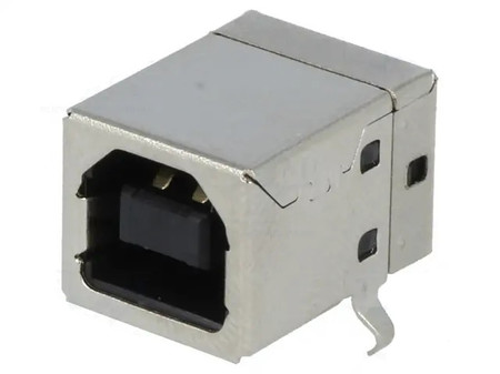 Image secondaire du produit Embase USB 2.0 Type B Femelle à souder sur circuit traversant