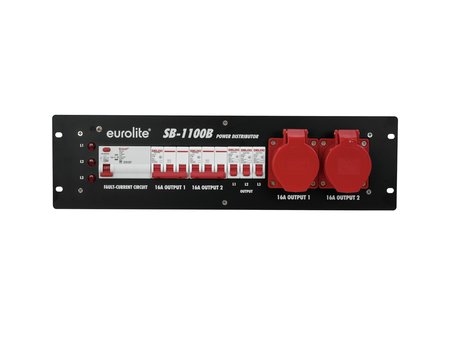 Image secondaire du produit Coffret de distribution electrique Eurolite SB 1100B 32A