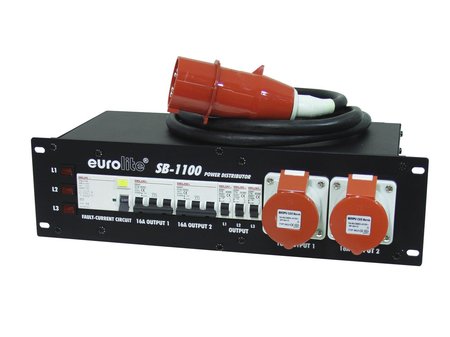 Image secondaire du produit Coffret de distribution electrique Eurolite SB 1100 32A
