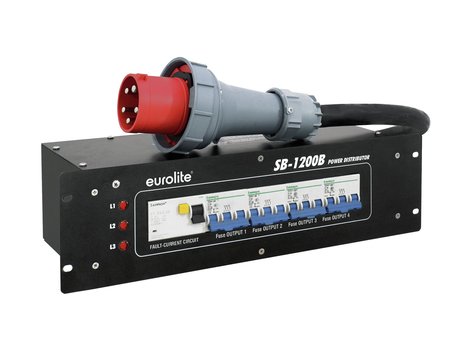 Image principale du produit SB-1200B Eurolite - Alimentation électrique rackable 63A