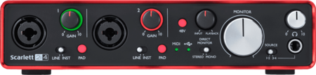 Image nº4 du produit carte son FocusRite Scarlett 2i4 snd generation 2in 4 out