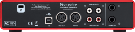 Image nº5 du produit carte son FocusRite Scarlett 2i4 snd generation 2in 4 out