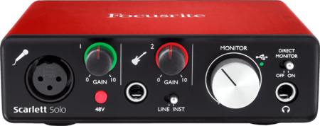 Image secondaire du produit Carte son Focusrite Scarlett2 Solo 2 in 2 out