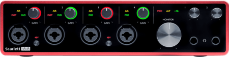 Image secondaire du produit Focusrite Scarlett3 18i8 interface audio USB-C SPdif optique Midi 18 entrées 8 sorties