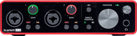 Image secondaire du produit Focusrite Scarlett3 2i2 interface audio USB-C 2 entrées 2 sorties