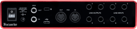 Image nº3 du produit Scarlett 8i6 G3 Focusrite - interface audio USB-C midi spdif 8 entrées 6 sorties