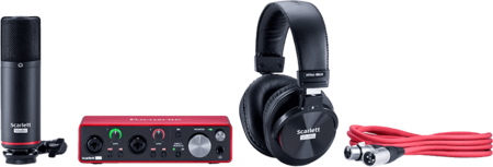 Image nº3 du produit Pack FocusRite Scarlett3-Studio carte son 2 entrées + micro + casque et câble