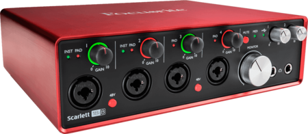 Image principale du produit carte son FocusRite Scarlett2 18I8 18 in 8 out