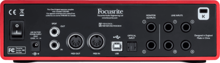 Image nº5 du produit carte son FocusRite Scarlett2 18I8 18 in 8 out