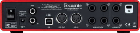 Image nº5 du produit carte son FocusRite Scarlett2 6i6 6 in 6 out