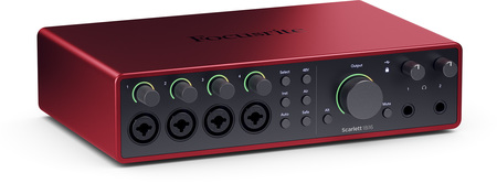 Image principale du produit SCARLETT4-18I16 Focusrite – Carte son 18 entrées, 16 sorties