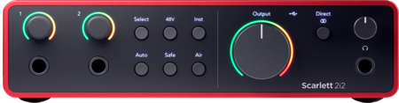 Image nº4 du produit SCARLETT4 2i2 Focusrite - Carte son 2 entrées 2 sorties 192KHz