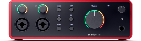 Image nº4 du produit SCARLETT4 4i4 Focusrite - Carte son 4 entrées 4 sorties midi 192KHz