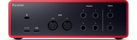 Image nº5 du produit SCARLETT4 4i4 Focusrite - Carte son 4 entrées 4 sorties midi 192KHz