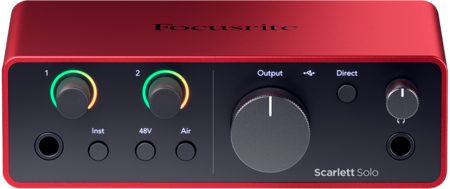 Image secondaire du produit SCARLETT4 Solo Focusrite - Carte son 2 entrées 2 sorties 192KHz