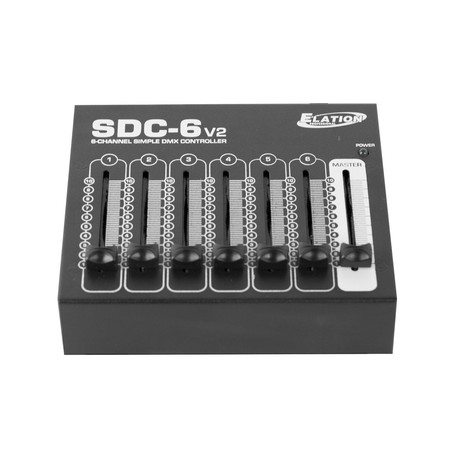 Image principale du produit Jeu d'orgue DMX Elation SDC-6 6 canaux DMX