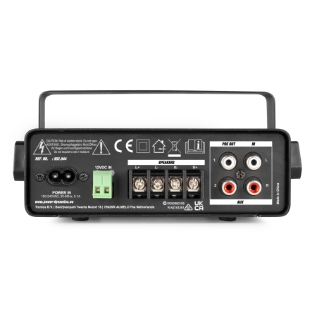 Image nº4 du produit PDC30 Power-dynamics Amplificateur 30W 12V/220V Bluetooth USB SD