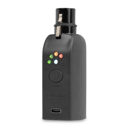 Image nº3 du produit WD1F Beamz Dongle récepteur DMX sans fil sur batterie XLR3