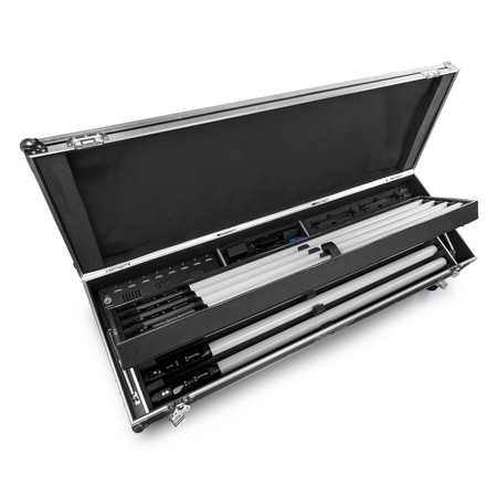 Image nº4 du produit SET ZELOS BeamZ Pro – Pack de 8 Tubes RGBW sur batterie IP65 en flightcase