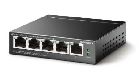 Image principale du produit SG1005LP TP Link - Switch 5 ports gigabit dont 4 ports POE+