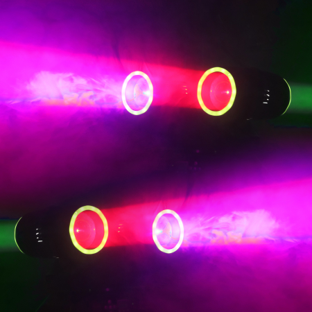 Image nº10 du produit ASTERO-X J.Collyns - Lyre Double 4x80W 2 Faces RGBW Effets Stroboscopiques