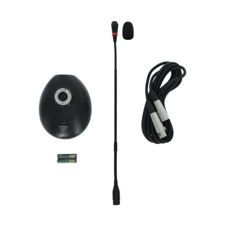 Image nº10 du produit MCO 125 Power Studio Micro Col de Cygne XLR avec base et bouton poussoir