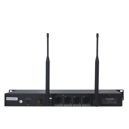 Image nº3 du produit TD 400 PT Definitive Audio Quadruple Micro Serre-Tête UHF True Diversity