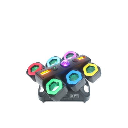 Image secondaire du produit VIPER 6 RING Power Lighting - 5 Effets Lumière Dynamiques