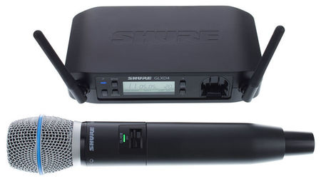 Image principale du produit Pack Micro et récepteur Shure GLXD24/Beta87A