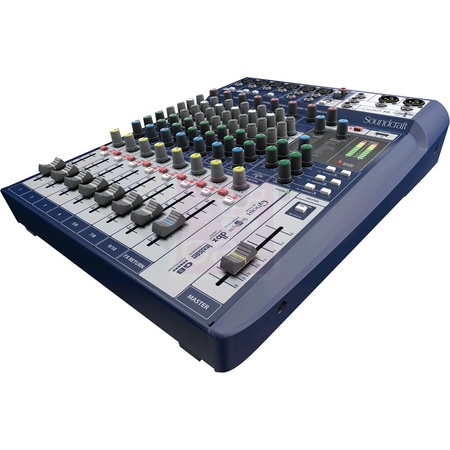 Image principale du produit Signature 10 Soundcraft - Table de mixage analogique USB 10 voies 6 micros 2 stéréo effets