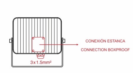 Image nº6 du produit Projecteur Led Beneito et faure Sky 150W Noir IP65 4000K 17700 lumens garantie 5 ans