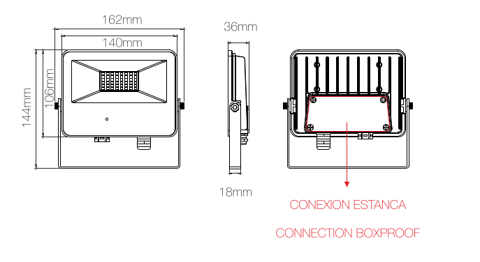 Image nº3 du produit Projecteur led extérieur Beneito et faure SKY 30W blanc neutre 4000K avec détecteur