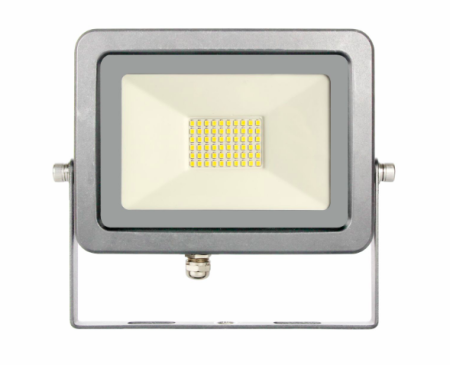 Image principale du produit Projecteur Led étanche gris Beneito et faure SKY 40W blanc neutre 5000K 3700 lumens