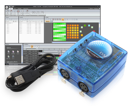 Image principale du produit Module de controle autonome DMX SLESA_UE7 EASY STAND ALONE USB et Ethernet
