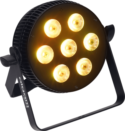 Image principale du produit SLIMPAR-710-QUAD Algam lighting - Projecteur led plat 7 X 10W RGBW silencieux