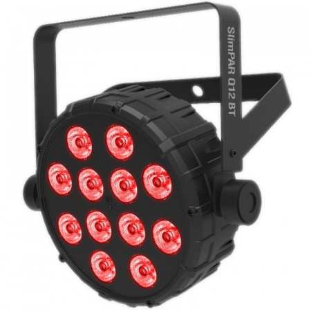 Image principale du produit Par led plat Chauvet SLIMPAR Q12 BT 12 leds RGB + ambre contrôle par DMX et bluetooth