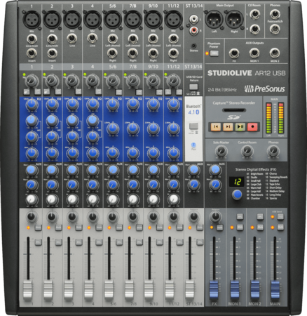 Image secondaire du produit Table de mixage Presonus SLMAR12 USB 14 canaux enregistrement multicanal