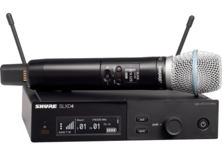 Image principale du produit Shure SLXD24E Beta 87 J57 Micro sans fil