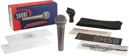 Image nº3 du produit Micro Dynamique Shure SM58 série limitée 50ème anniversaire