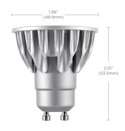 Image principale du produit Ampoule Led Soraa SM16GW-07-10D-927-03-S3  Vivid 95 7,5W IRC 95 927 10°