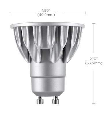 Image principale du produit Ampoule Led Soraa SM16GW-07-25D-827-03-S3 GU10 brillant 7.5W 827 25°