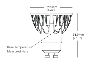 Image secondaire du produit Ampoule Led Soraa 01105 SM16GW-07-36D-940-03-S3 GU10 vivid 95 7,5W IRC 95 940 36°