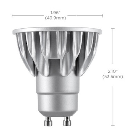 Image principale du produit Ampoule Led Soraa SM16GW-07-60D-827-03-S3 GU10 brillant 7.5W 827 60°