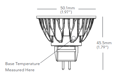 Image secondaire du produit Ampoule Led Soraa SM16-07-10D-827-H1 MR16 brillant HL 7.5W 12V 827 10°