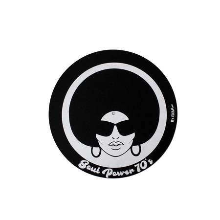 Image principale du produit Paire de feutrines Soul power 70'S woman pour platine vinyle