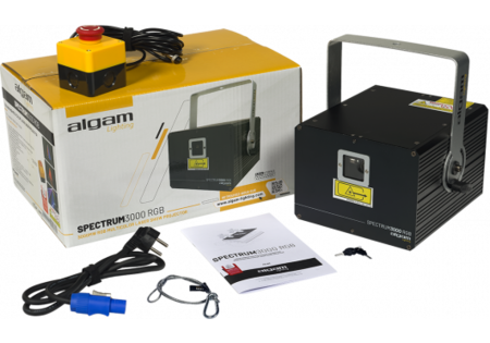 Image nº10 du produit Spectrum 3000 RGB Algam lighting - Laser RGB 3W DMX + ILDA