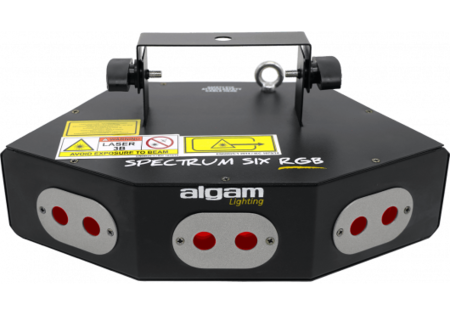 Image principale du produit SpectrumSixRGB Algam lighting laser 6 faisceaux RGB 360mW
