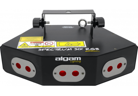 Image principale du produit SpectrumSixRGB Algam lighting - Laser 6 faisceaux RGB 360mW