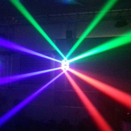 Image nº4 du produit SPIDER POCKET Power Lighting - Effet Led 8x3W RGB (2xRouge, 2xVert, 2xBleu, et 2xBlanc)