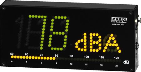 Image principale du produit SPL-D2 Dateq Afficheur niveaux sonores en dba avec micro de mesure et support